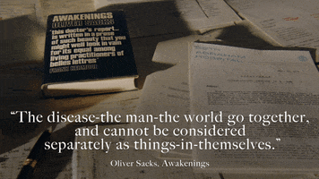 Oliver Sacks Quote GIF by Kino Lorber