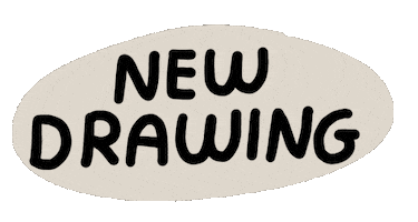 Artist Drawing Sticker