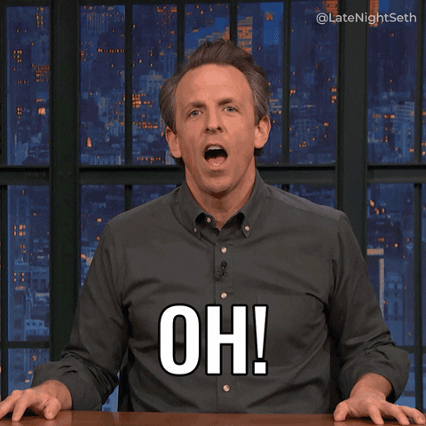 Surprised Seth Meyers GIF by Late Night with Seth Meyers