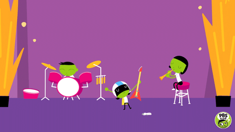 Jam Out Live Music GIF by PBS KIDS - Find & Share on GIPHY