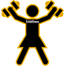 Free Weight Workout Sticker by Éconofitness
