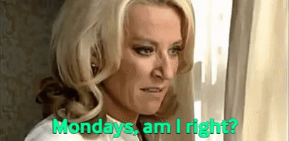 Mondays Crazy Lady GIF