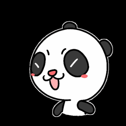 panda hello GIF