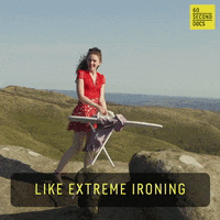 Iron Ironing GIF by 60 Second Docs