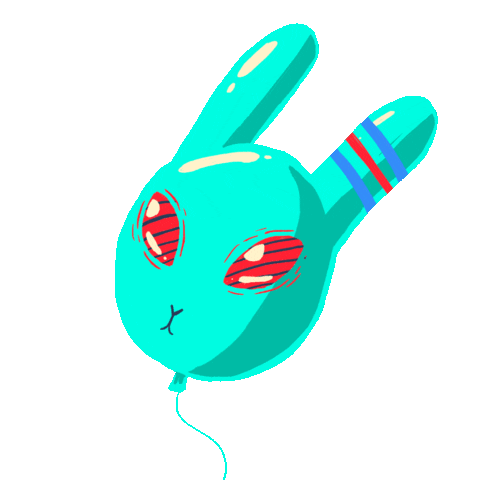 Character Bunny Sticker by TRNZ