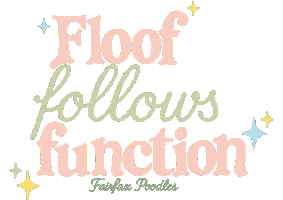 Poodle Sticker by Fairfax Poodles