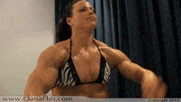 Female Muscle Biceps GIF - Female Muscle Biceps Blonde - Discover