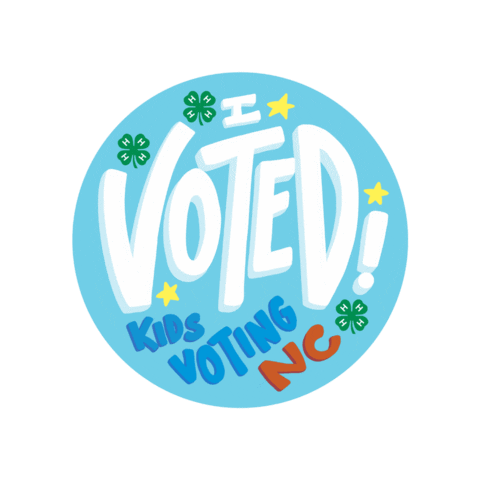 Vote Kvd Sticker by Kids Voting Durham