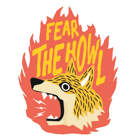 University Wolfpack Sticker by AUK