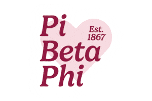 Pi Phi Angels Sticker by Pi Beta Phi Fraternity for Women