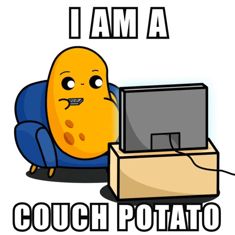 Watching Couch Potato GIF