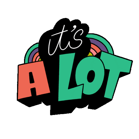 I Cant Too Much Sticker by Chris Piascik