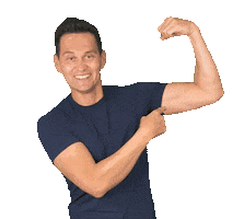 Flex Muscles Sticker by Loan Signing System