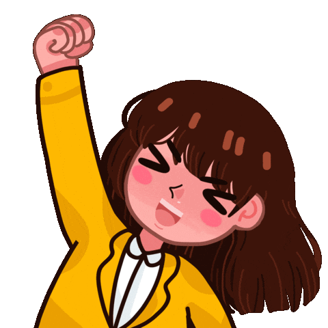 Happy Girl Sticker by Edcent id