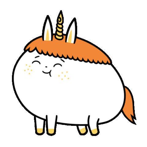 Happy Unicorn Sticker by Millie and Lou