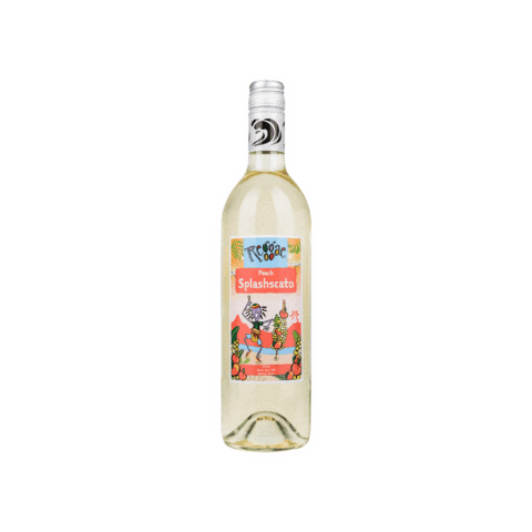 Peachsplashscato Sticker by Reggae Wines