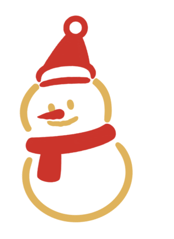 Christmas Snow Sticker