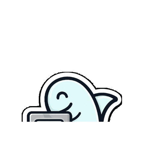Humble Shark Sticker