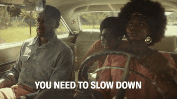 Driving Slow Down GIF by ABC Network