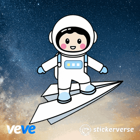 Flying In Space GIF by VeVe