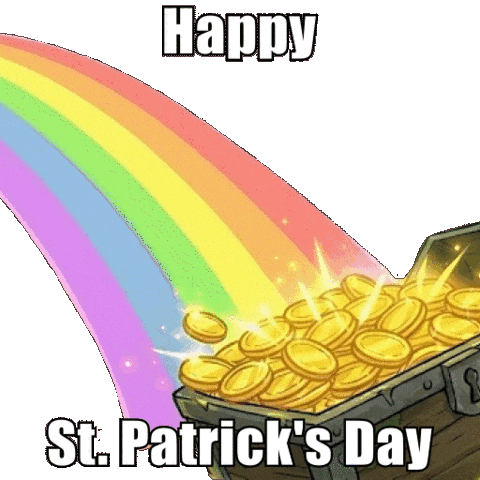 Sliding St Patricks Day Sticker by birb