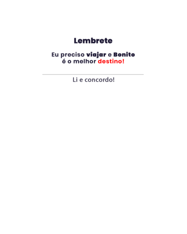 ROTEIRO BONITO MS Sticker