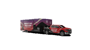 Truck Dachdecker Sticker by Oben ist das neue Vorn