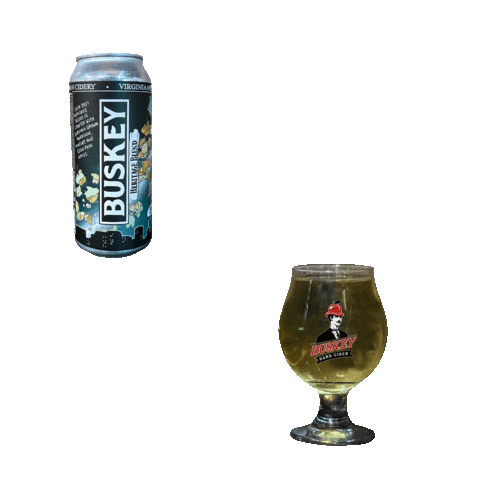 Drink Cheers Sticker by Buskey Cider