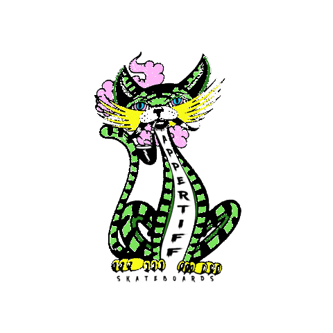 Cat Sticker by Appertiff Workshop