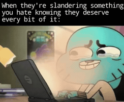 Peak Gumball GIF