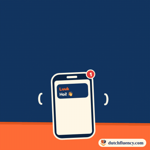 Phone Hello GIF by Dutch Fluency