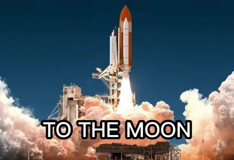 To The Moon GIF