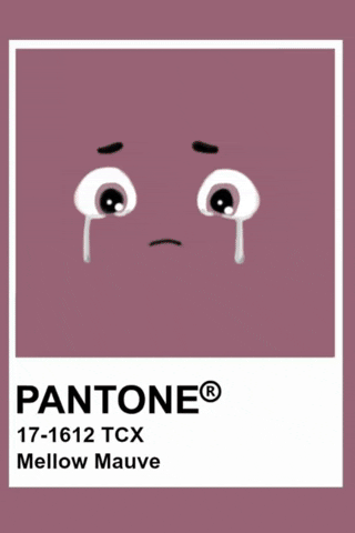 Pantone Color Crying GIF