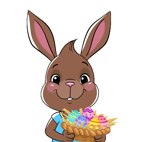 Easter Bunny Sticker by Canticos World for iOS & Android | GIPHY