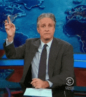 frustrated the daily show with jon stewart GIF