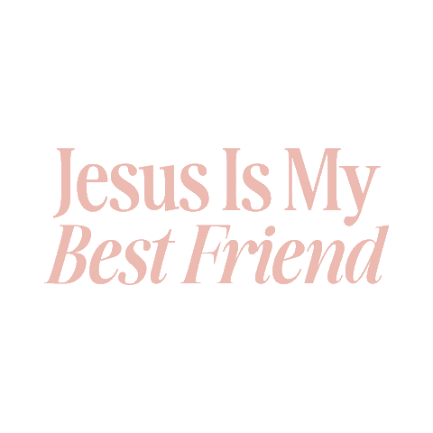 Best Friend Jesus Sticker by Elevated Faith