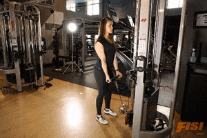 fisiculturismo biceps musculacao mulheres que treinam rosca bíceps GIF