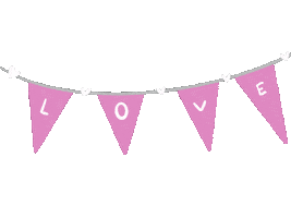 In Love Hearts Sticker
