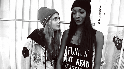 happy cara delevingne GIF