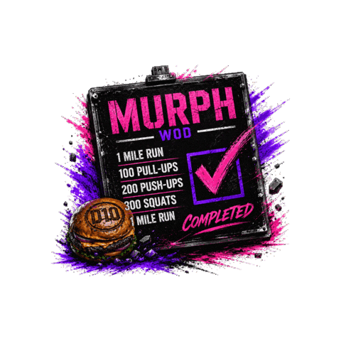 Murph Sticker by district10sports