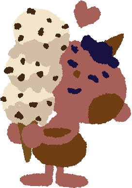 Chocolate Chip Sweets Sticker
