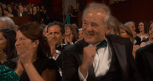 Bill Murray Oscars GIF - Find & Share on GIPHY
