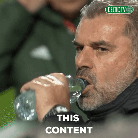 Hoops Drinking GIF by Celtic Football Club