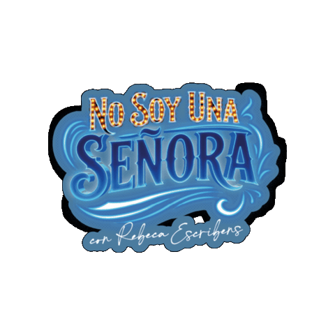 Rebeca Escribens Señora Sticker by Bluhaus