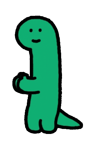 Dinosaur Brachio Sticker by Joguman Studio