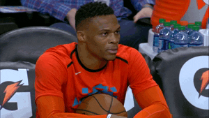 russell westbrook mood GIF by NBA