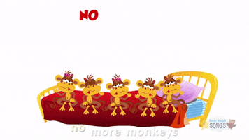 five little monkeys GIF by Super Simple