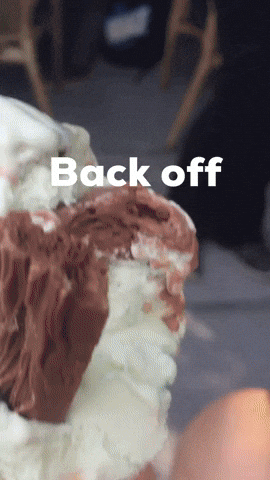 Ice Cream Swan GIF