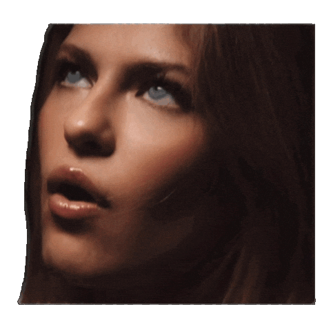 Blue Eyes Singing Sticker