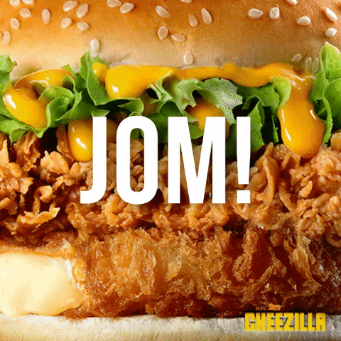 cheezilla jommakancheezilla GIF by KFC Malaysia